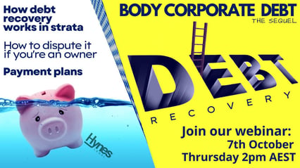 Body Corporate Debt – The Sequel: The Debt Recovery Process