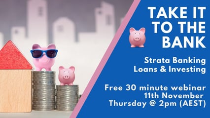 Take It To The Bank: Strata Banking, Loans and Investing